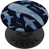 Cute Blue Shark Aesthetic Phone Grip Hol Cute Blue Shark Aesthetic PopSockets PopGrip Adesivo