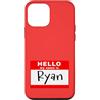 NATIONAL RYAN DAY OCT 14 by Scarebaby De Custodia per iPhone 12 mini DIVERTENTE CIAO IL MIO NOME È RYAN