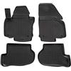 J&J AUTOMOTIVE Norm Liners Tappetini Auto su Misura per Volkswagen Golf 5 V, 6 2003-2013, Set da 4 Pezzi, 3D in Gomma TPE, Antiscivolo, Inodore, Colore Nero