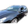 J&J AUTOMOTIVE HEKO Deflettori per Citroen C5 4 Berlina 2008-2017, 2 pezzi | 2 deflettori HEKO per Citroen C5 4/5-Porte Berlina, PMMA 3 mm, fumé, canale del finestrino.