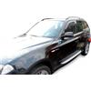J&J AUTOMOTIVE HEKO Deflettori per BMW X3 E83 2003-2010, 2 pezzi | 2 deflettori HEKO per BMW X3 E83, PMMA 3 mm, fumé, canale del finestrino.