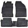 J&J AUTOMOTIVE Tappetini Auto in Gomma su Misura per Toyota Auris 2013-2018, Set da 4 Pezzi, 3D - con Bordo Alto, Antiscivolo, Inodore, Colore Nero, TPE