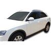 J&J AUTOMOTIVE HEKO Deflettori per Audi Q3 2011-2018, 2 pezzi | 2 deflettori HEKO per Audi Q3, PMMA 3 mm, fumé, canale del finestrino.