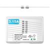 Chanzon 10pcs UL Listed 3.6x10 3.15A F3.15AL Vetro AGC Cartuccia Fusibile Fusibile Fast Blow Cut Out Stagnato Assiale Piombo 125V / 250V Fusibili