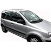 J&J AUTOMOTIVE HEKO Deflettori per Fiat Panda 2003-2012, 2 pezzi | 2 deflettori HEKO per Fiat Panda, PMMA 3 mm, fumé, canale del finestrino.