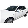 J&J AUTOMOTIVE HEKO Deflettori per Alfa Romeo 159 4-Porte Berlina 2005-2011 | 2 deflettori HEKO per Alfa Romeo 159 4-Porte Berlina, PMMA 3 mm, fumé, canale del finestrino.