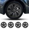 Arcoche Copricerchi Copricerchi compatibili con Tesla 19 pollici Model Y Juniper 4 PZ ABS Materiale Coprimozzo 2025 2026 Model Y Protezione Ruota Copertura di Ricambio per Tesla Accessori