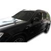 J&J AUTOMOTIVE HEKO Deflettori per BMW X3 F25 2010-2017, 2 pezzi | 2 deflettori HEKO per BMW X3 F25, PMMA 3 mm, fumé, canale del finestrino.