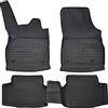 J&J AUTOMOTIVE Norm Liners Tappetini Auto su Misura per Opel Astra K 2015-2021, Set da 4 Pezzi, 3D in Gomma TPE, Antiscivolo, Inodore, Colore Nero