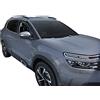 J&J AUTOMOTIVE HEKO Deflettori per Citroen C5 Aircross 2019-2025, 2 pezzi | 2 deflettori HEKO per Citroen C5 Aircross, PMMA 3 mm, fumé, canale del finestrino.