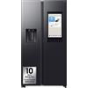 SAMSUNG RS90F66BEFEF, Sistema Multi Flow: No; raffreddamento frigorifero: No Frost; congelatore: Frost, Capacità netta totale 614 l, Rumorosità: 34 dB(A), LAN wireless, Dispenser acqua, ghiaccio, Dimensioni: L 91,2 cm A 178,4 P 72,6 cm, Matte Black, …