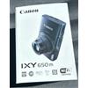 Canon IXY 650 m fotocamera digitale nera 20,2 MP 12x zoom Wi-Fi nuova