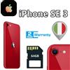 Apple NUOVO Apple iPhone SE 3a Gen. Nero Bianco Rosso - 64GB (Sbloccato) 💎Originale