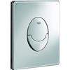 Grohe, Piastra di azionamento per cassette di risciacquo ad incasso Skate Air, pezzo di ricambio, 156 x 197 mm, cromato, 42305000