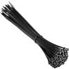 Ewent Fascette Plastica per Cablaggio, 100 Pezzi Fascette Elettricista Nylon Cavi Stringicavo 200 x 2,5 mm,Fascette Elettricista,per Uso Interno ed Esterno,Gestione dei Cavi Elettrici,Fermacavo, Nero