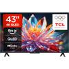 TCL 43T6C - Smart TV QLED 4K HDR10+ da 43, Fire TV con Dolby Atmos