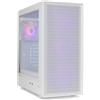 NOX XTREME PRODUCTS INFINITY IOTA - Mid-Tower ATX | M-ATX | ITX, Include 4 Ventole ARGB 120 mm, Fronte Mesh, Laterale in Vetro Temperato, USB 3.0, Supporto GPU fino a 330 mm, Filtro Magnetico, Bianco