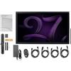 Wacom Cintiq Pro 27, Display con penna, Pantone Validated, incl. Pro Pen 3 | Display con penna multitouch (richiede PC), 4K, 99% Adobe RGB, 120Hz, latenza e parallasse quasi nulle, tecnologia giapponese