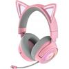 Razer Cuffie gaming wired + wireless con microfono Razer Kraken Kitty V3 Pro - Rosa - refurbished