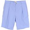 SCOTCH & SODA Shorts Uomo Blu W32 in Cotone Pieghe Chino Zip