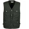 Gilet Uomo In Cotone 100% Con Tasche Multiple Senza Maniche