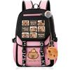 MIFKLMV Capybara Zainetti per Bambini, 11 pezzi Zaino Scuola Elementare Capybara, Kawaii Leggero di Grande Capacità Capybara Zaino Scuola, Asilo Piccolo Zainetto Bambino Satchel Scuola Ragazzi Ragazze-C