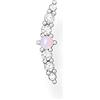 Thomas Sabo Orecchini singoli da donna con pietra opale rosa scintillante in argento sterling 925 H2182-166-7