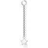 Thomas Sabo Orecchini da Donna con Ciondolo a Forma di Stella in Argento Sterling 925 e Argento, Argento, EP005-001-21