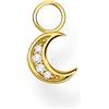 Thomas Sabo Orecchino da donna pendente luna in argento, argento sterling 925