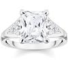 THOMAS SABO Anello in argento sterling 925 riciclato, con zirconi, misura 56, TR2362-051-14-56, metallo prezioso