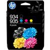 HP Confezione da quattro Cartucce di Inchiostro ciano/magenta/giallo e nero Originali HP 934 e HP 935
