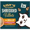 Lily's Kitchen Cat Shredded Fillets in Jelly Multipack 8x70 gr 6x Ricette Pollo 2x Tonno - 1° ORDINE? 20% di sconto SU BRAND ESCLUSIVI, codice BZR20
