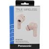 Panasonic RZ-B210WDE-P Auricolare Bluetooth wireless, microfono, impermeabile IPX4, funzionamento a sfioramento, design ergonomico, lunga durata della batteria, rosa