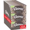 Kimberly-Clark Scatole di fazzoletti Kleenex Ultra Soft a 3 veli 24 x 64 fazzoletti
