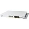 Cisco Catalyst 1300-24FP-4G - Switch - L3 - gestito - 24 x 10/100/1000 (PoE+) + 4 x Gigabit SFP - montabile su rack - PoE+ (370 W)