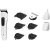 Rowenta Tagliacapelli, Rowenta TN8961F4 Multistyle 9in1, capelli e barba, orecchie e naso, testina lavabile, lame in acciaio inox autoaffilanti, autonomia 60 minuti, NiMh
