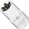 ViGOR V2196N Bussola T 1/2 E18, attacco quadrato da 1/2 pollice (12,5 mm), profilo E, lunghezza 38 mm, Azionamento di alta qualità per lavori di precisione'.