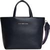 Tommy Hilfiger Donna Borsa Tote Bag Logotape Mini Piccola, Blu (Space Blue), Taglia Unica