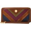 Fossil Portafoglio da donna Lennox Bi-Fold Multicolore, XS