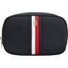 Tommy Hilfiger Donna Th Icon Washbag Nylon Corp AW0AW18926 Borsa da bagno, BLU (Space Blue), Taglia unica
