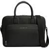 Tommy Hilfiger Uomo Th Central Slim Computer Bag AM0AM14730 Borsa per computer, NERO (nero), taglia unica