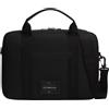 Tommy Hilfiger Uomo Borsa Laptop Foundation con Tracolla, Nero (Black), Taglia Unica