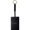 Calvin Klein Portachiavi da donna con logo in lamina LV04F1259G, nero (nero), taglia unica