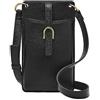 Fossil Vada borsa da donna, custodia per cellulare LiteHide™ in nero, L : 10,2 cm, L : 0,6 cm, H : 17,8 cm, ZB1893001