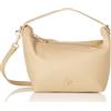 Tommy Hilfiger Th Casual Shoulder Bag Aw0Aw14499, Borse Donna, Beige, Taglia Unica