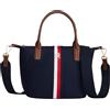 Tommy Hilfiger Popette Mini Tote Corp AW0AW19025 - Borsa da donna, taglia unica, colore: Blu