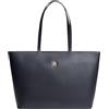 Tommy Hilfiger Donna Borsa Tote Bag Latam Side con Logo, Blu (Space Blue), Taglia Unica