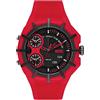 Diesel Orologio Framed da uomo, movimento a tre lancette, cassa in nylon multi da 51 mm con cinturino in silicone, DZ1989