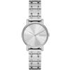 Skagen Orologio Signatur Lille per donna, movimento al quarzo a due lancette in tonalità argento con cinturino in acciaio inossidabile o in pelle, 30 mm, Tono argento