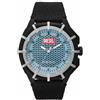 Diesel Orologio Analogico al Quarzo Uomo con Cinturino in Pelle DZ4679, Nero e Blu